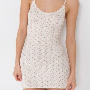 Cou Cou Intimates The Cami Slip Dress in English Rose sleep nightgown